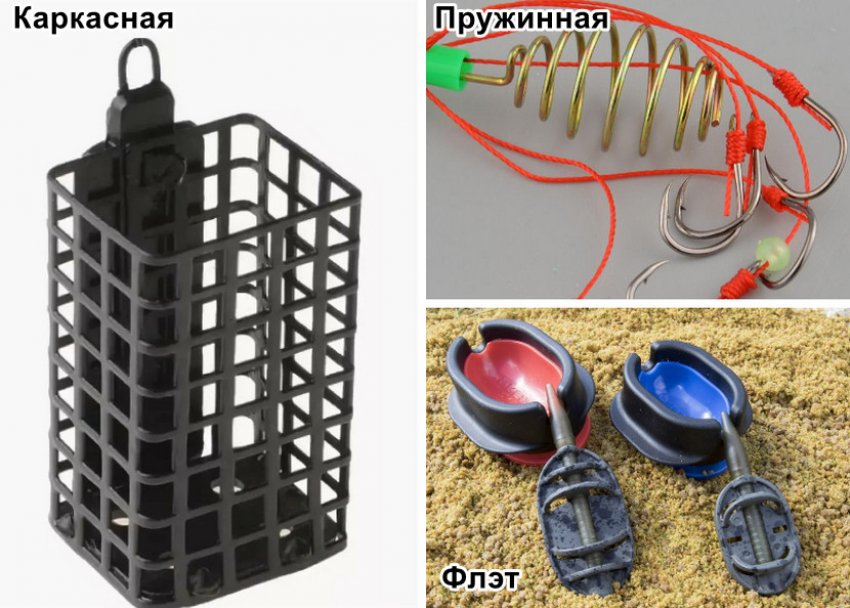 Типи годівниць із приманками