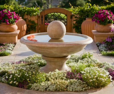 Які бувають садові фонтани?