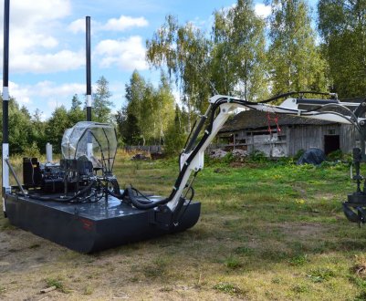 Як очистити ставок екскаватором