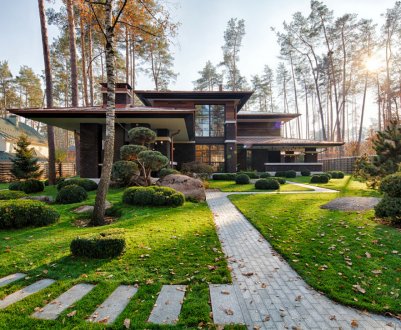 Використання ландшафтного дизайну для котеджного будинку