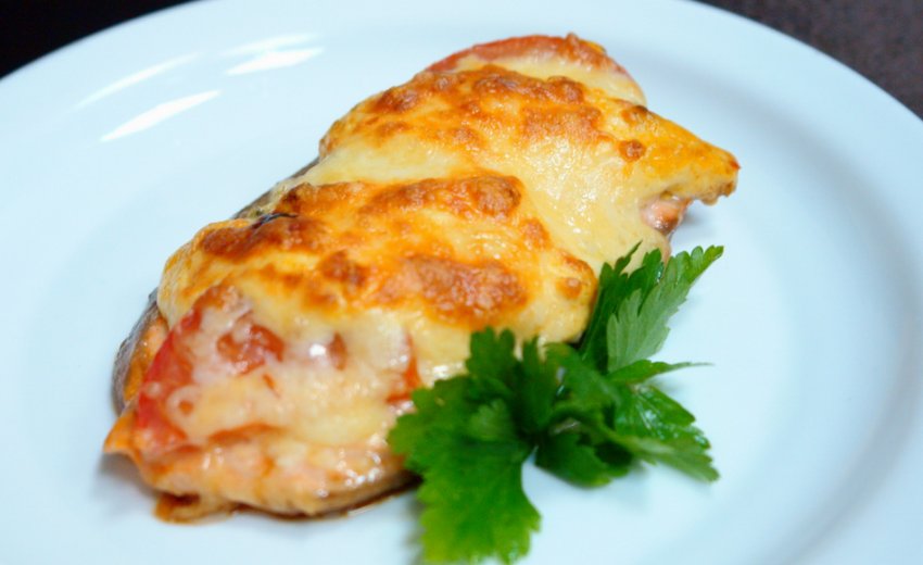 Горбуша під сиром