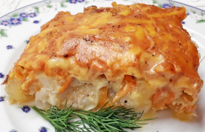 Горбуша під сиром