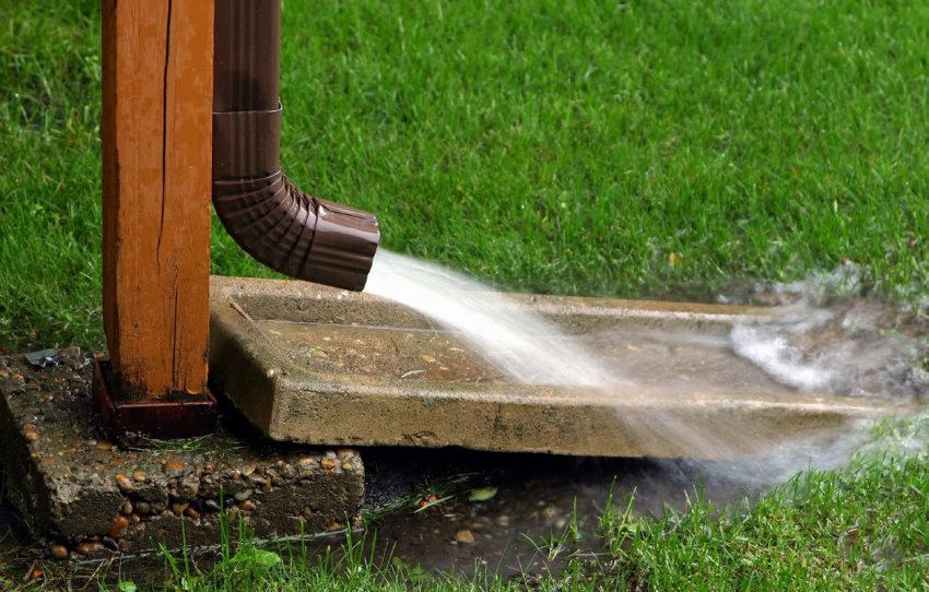 Наповнення ставка атмосферними опадами