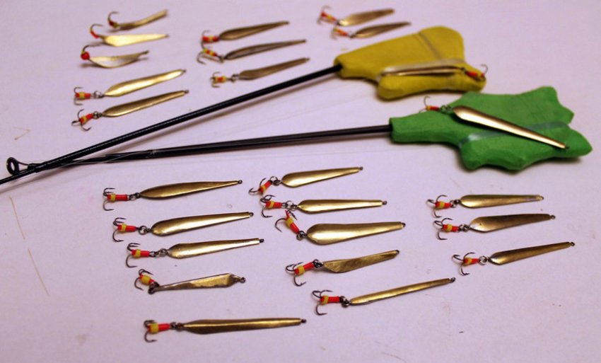 Блешні на вудку