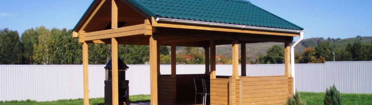 Як побудувати альтанку з брусу своїми руками