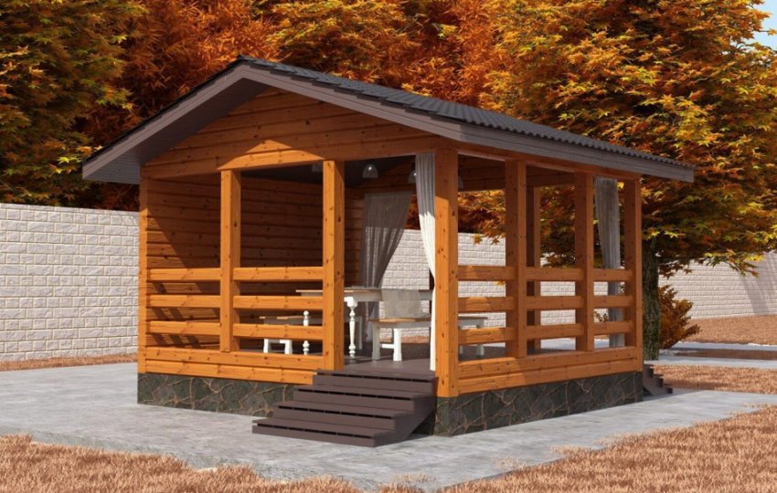 Проект бесідки для дачі