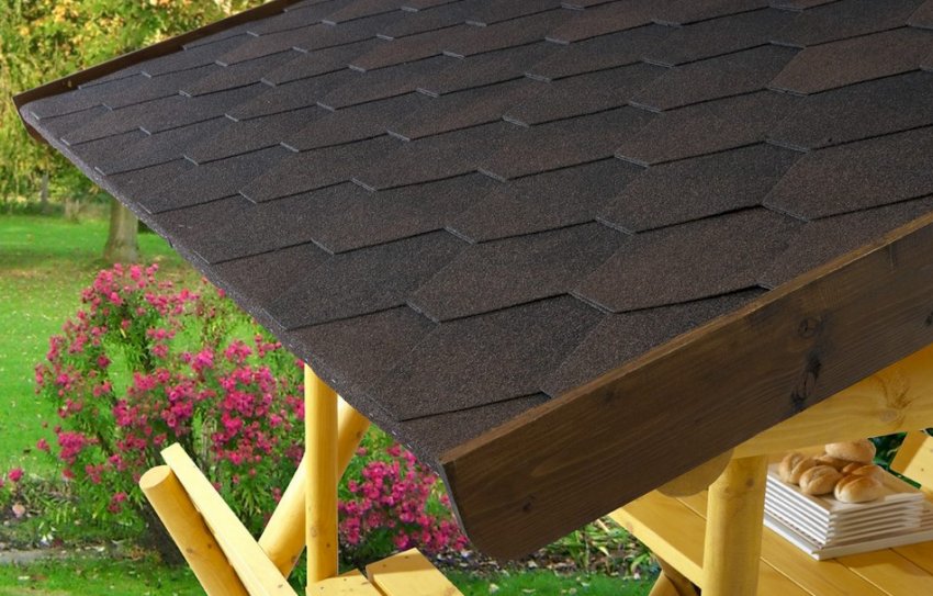 Бітумна черепиця для бесідки