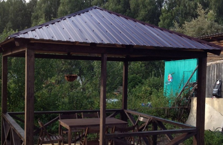 Профнастил для бесідки