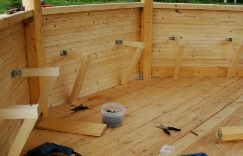 Обшивка бесідки