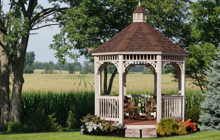 Бесідка в вікторіанському стилі