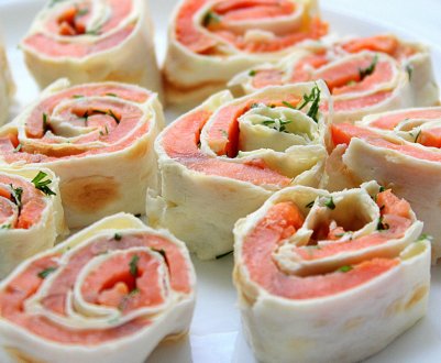 Рецепти рулетів із лаваша з горбушею