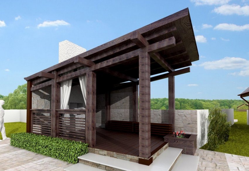 Односкатная кровля Односкатная кровля