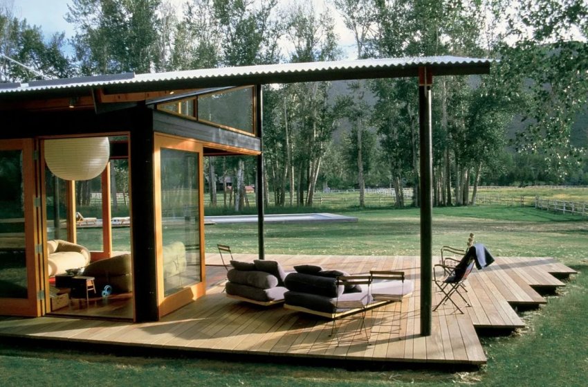 Бесідка в стилі хай-тек Бесідка в стилі хай-тек