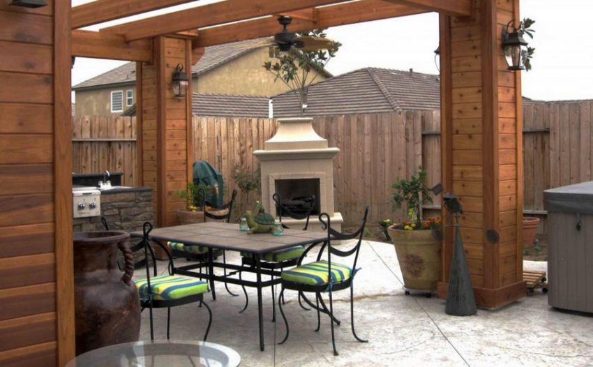 Бесідка в стилі лофт