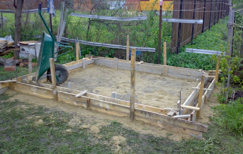 Фундамент для альтанки Фундамент для альтанки