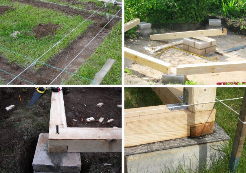 Фундамент для альтанки