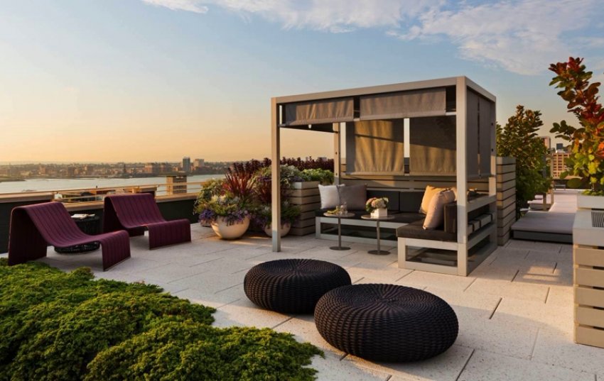 Бесідка в стилі модерн