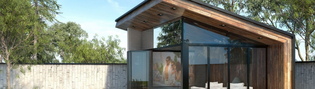 Як побудувати альтанку з односкатним дахом для дачі