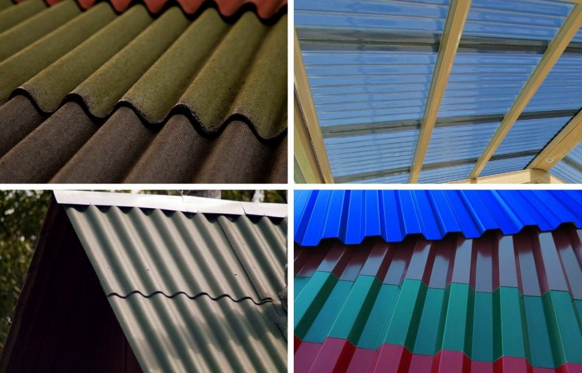 Варіанти покриття даху бесідки