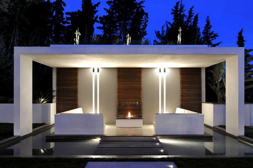 Бесідка в стилі хай-тек Бесідка в стилі хай-тек