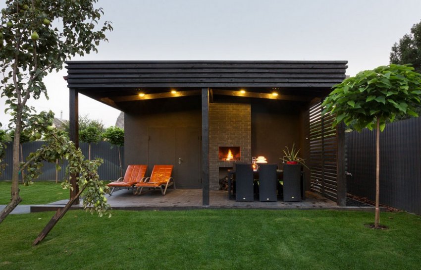 Бесідка у стилі хай-тек Бесідка у стилі хай-тек