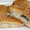 Пирог с горбушей и рисом