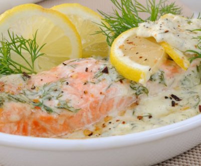 Як приготувати кету в сметанному соусі