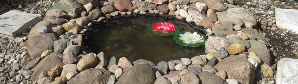 Створення ставка з автошини власноруч