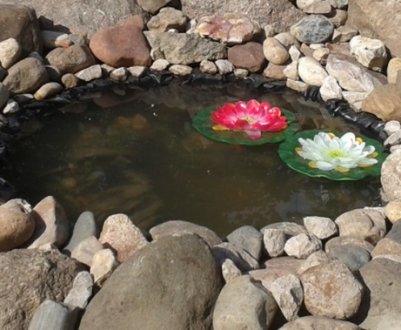 Створення ставка з автошини власноруч