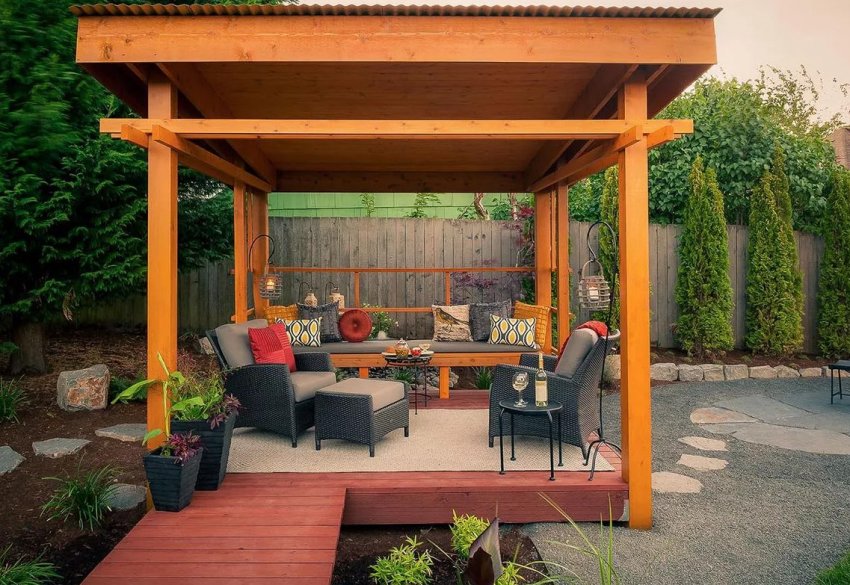 Облаштування та декорування бесідки Облаштування та декорування бесідки