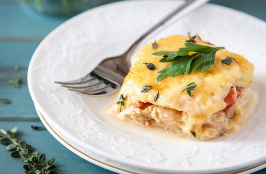 Кета з картоплею