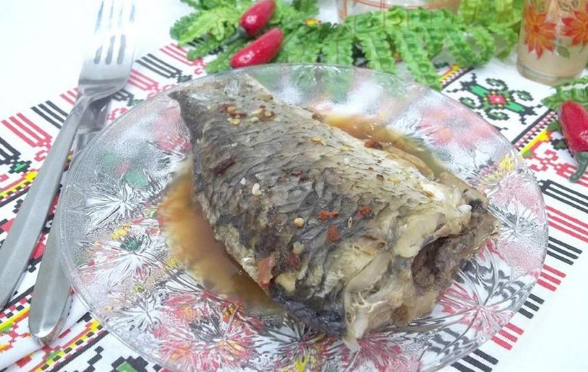 Карась на пару