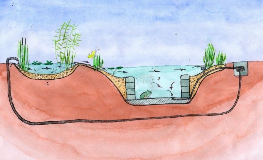 Ставок на схилі