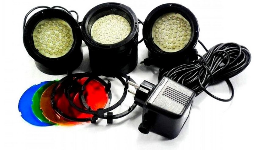 світлодіодне підсвічування для фонтана