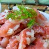 Кета соленая с луком и маслом