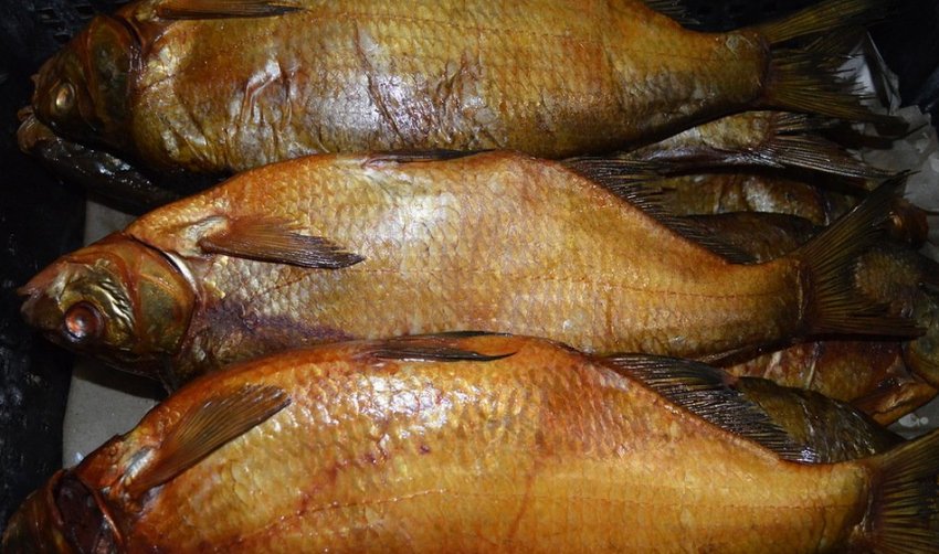 Лящ холодного копчения