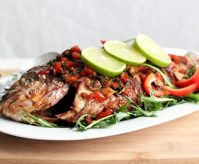 Як запекти ляща цілком у духовці в фользі в духовці