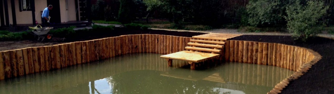 Як правильно зміцнити ставок ліствяною?