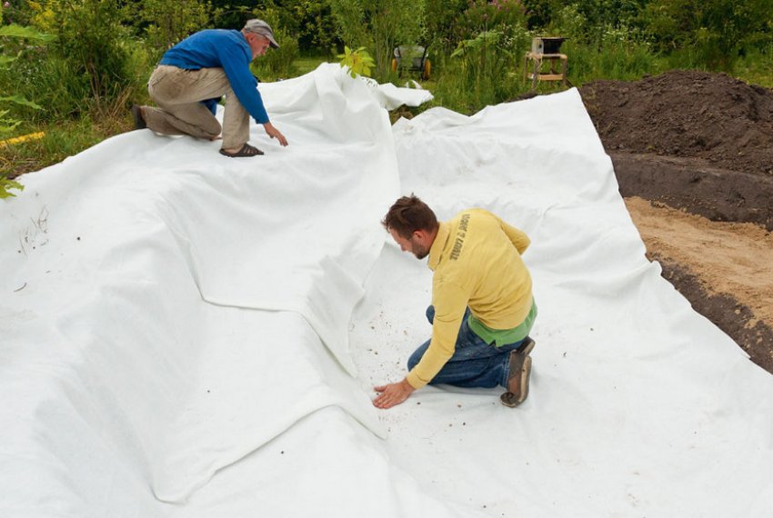 Геотекстиль для ставка Геотекстиль для ставка