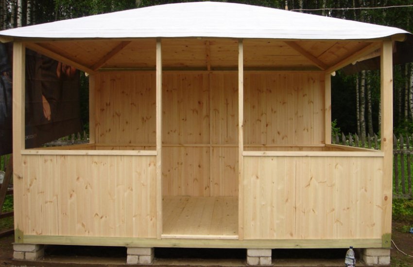 Обшивка бесідки