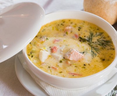 Як приготувати сирний суп із горбушею - покрокові рецепти