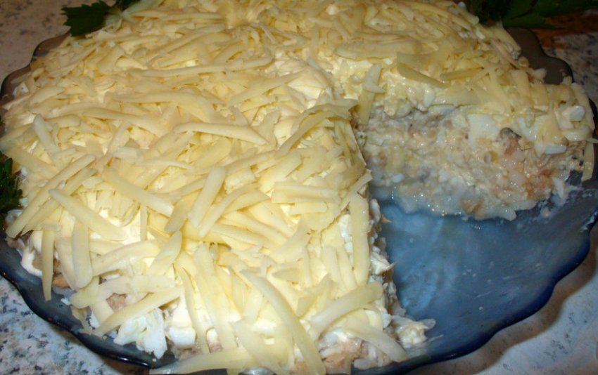 Салат шарами