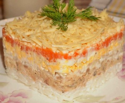 Як приготувати смачний салат із горбушею