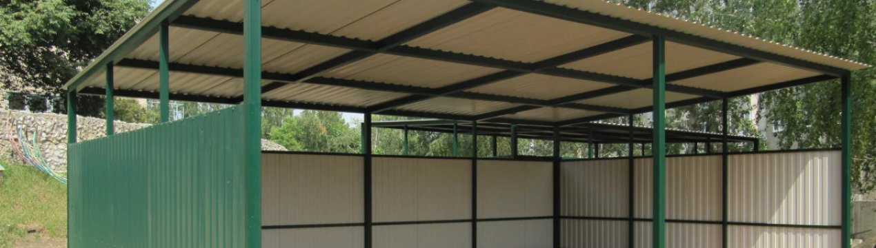 Як зробити альтанку з профнастилу власноруч