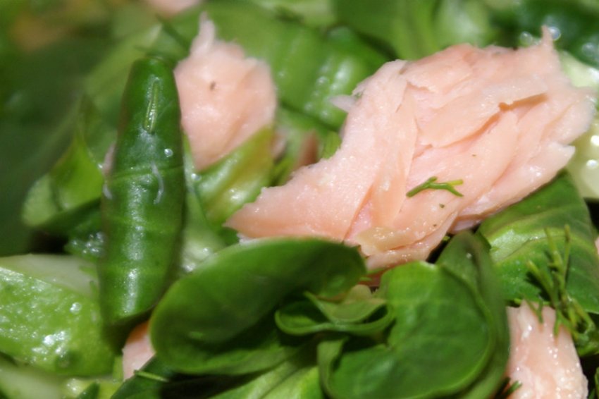 Салат із горбушею Салат із горбушею