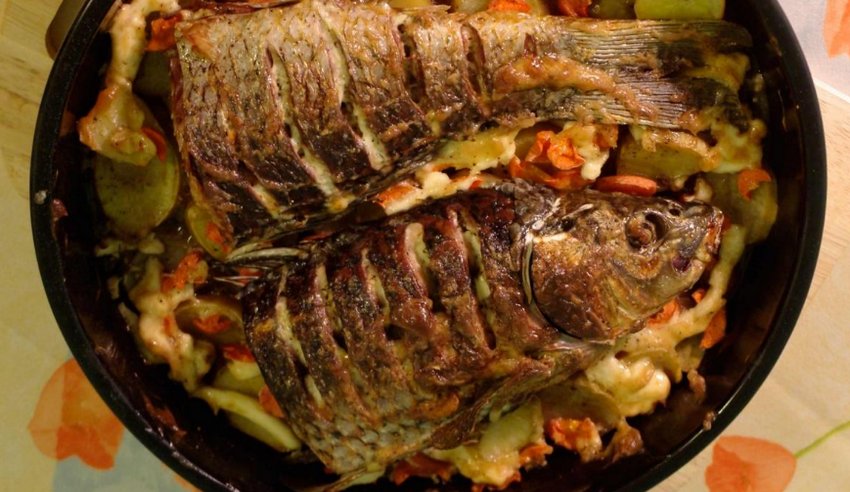 Сазан у духовці Сазан у духовці