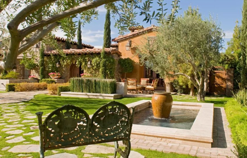 Середземноморський стиль в ландшафті