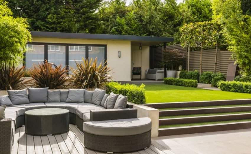 Ландшафтний дизайн в стилі модерн