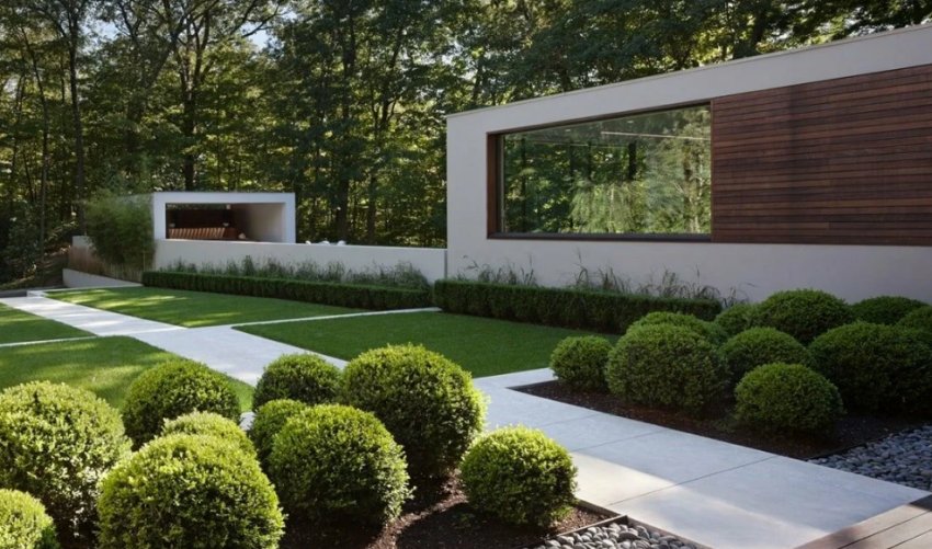 Ландшафтний дизайн в стилі мінімалізм