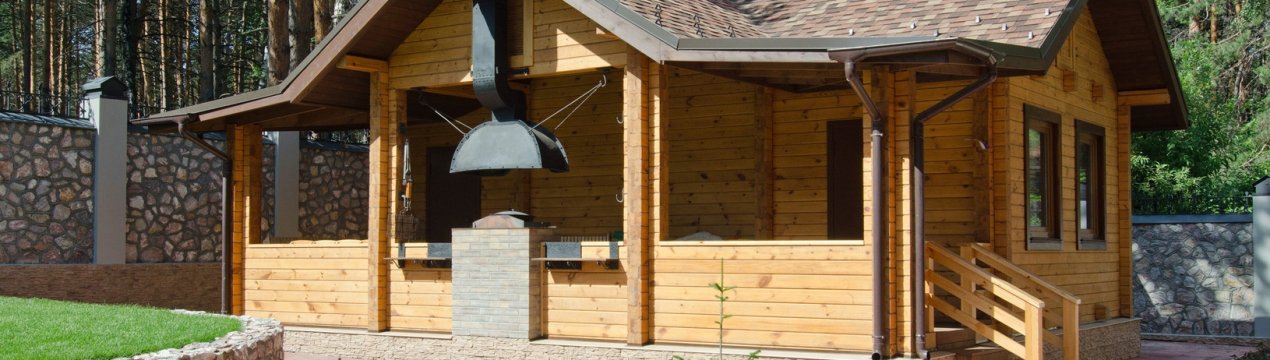 Як побудувати сауну з альтанкою під спільним дахом